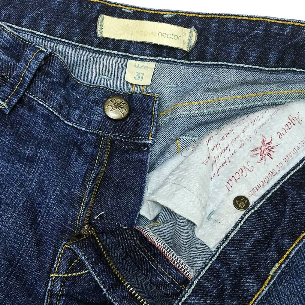 Womens Agave Nectar SIRENA Flare Blue Jeans 34 33